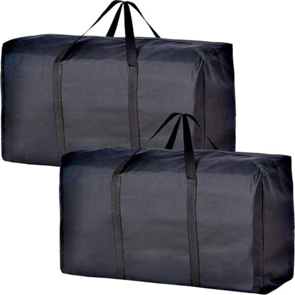 Extra Large Moving Bags with Strong Zippers & Carrying Handles, Storage Bags - Picture 1 of 8